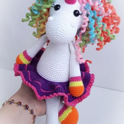 Magic rainbow unicorn toy for girl,..
