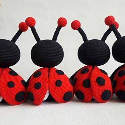 Stuffed Ladybug toy,insects toys,gi..