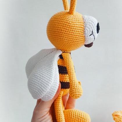 Crochet toy Bee, bugs toys, Christm..