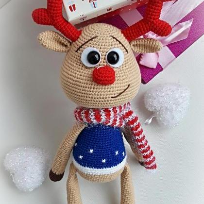 Plush Beige Deer Toy,gifts For Christmas..
